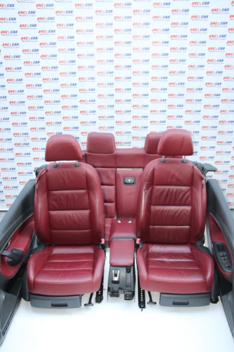 Interior visiniu din piele VW Eos (1F) 2006-2015