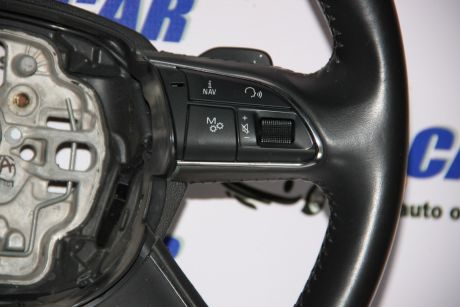 Volan piele cu comenzi Audi A8 D4 4H 2010-2016 4H0419091A