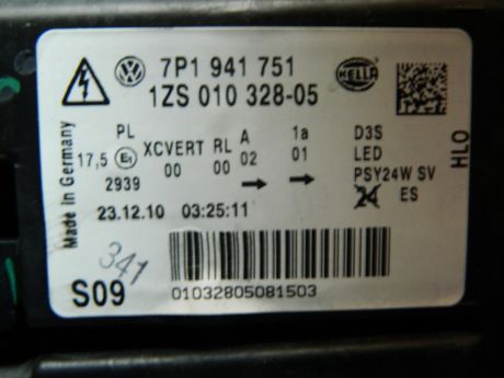 Far stanga Bi-xenon Led VW Touareg (7P) 2010-2018 7P1941751