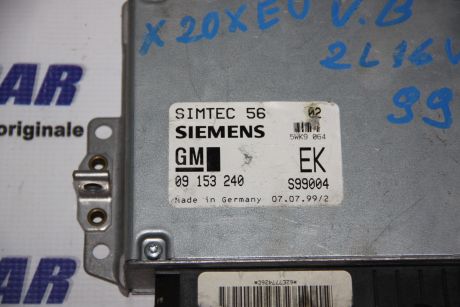 Calculator motor Opel Vectra B 1995-2002 1.0 Benzina 16v 09153240EK