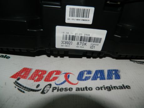 Ceas de bord VW Passat CC 2008-2012 2.0 TFSI 3C8920870K