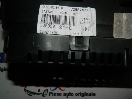 Ceasuri de bord Skoda Fabia 2 (5J) 2007-2014 1.9 TDI 5J0920811C