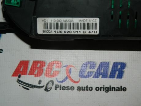Ceasuri de bord Skoda Octavia 1 (1U2) 1996-2010 1.6 Benzina 1U0920911B
