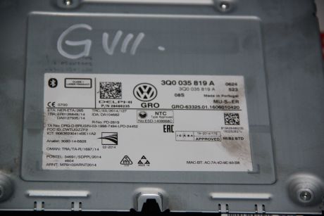 Unitate media VW Passat B8 2015-2023