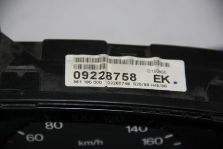 Ceas bord Opel Zafira A 1999-2005 2.0 DTI 16v 09228758EK