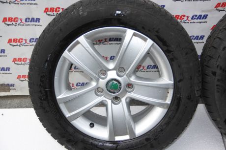 Set jante aliaj R15 Skoda Octavia 2 (1Z3) 2004-2013 1Z0601025S