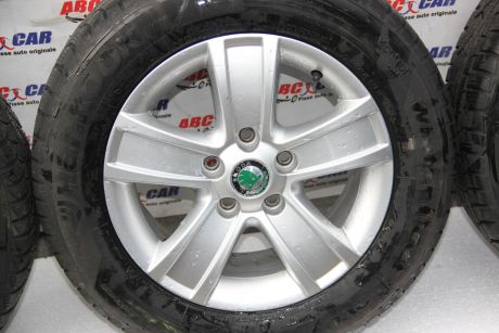 Set jante aliaj R15 Skoda Octavia 2 (1Z3) 2004-2013 1Z0601025S
