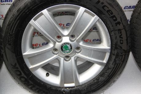 Set jante aliaj R15 Skoda Octavia 2 (1Z3) 2004-2013 1Z0601025S