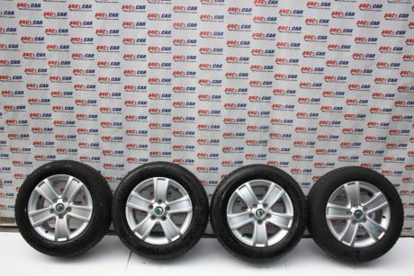 Set jante aliaj R15 Skoda Octavia 2 (1Z3) 2004-2013 1Z0601025S