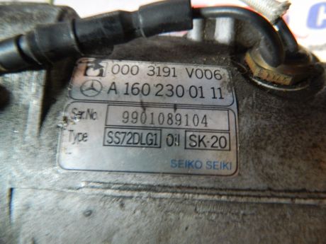 Compresor clima Smart Fortwo W420 1998-2007 0.6 B A1602300111