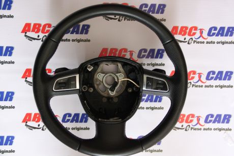 Volan piele cu padele si comenzi Audi Q5 8R 2008-2016 8R0419091G