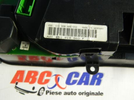 Ceas bord Audi A6 4B C5 1997-2004 1.8 Benzina 4B0919860F