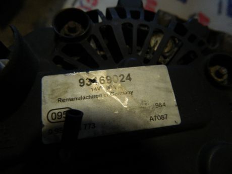 Alternator Opel Astra H 2005-2009 1.3 CDTI 90Amp 93169024