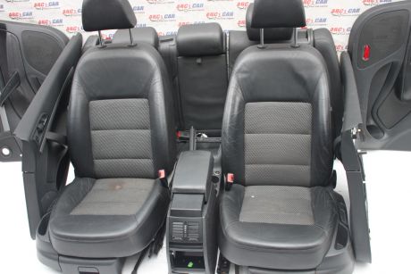 Interior din piele si material textil Skoda Octavia 2 hatchback (1Z3) 2004-2013