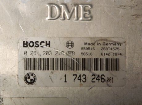 Calculator motor BMW Seria 3 E36 1993-2000 1.6 Benzina 1743246 001