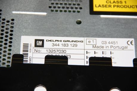 CD-Player Opel Zafira B 2006-2014 344183129