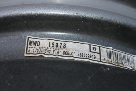 Janta tabla R15 Fiat Doblo 1 ET32, 5x98 2000-2009