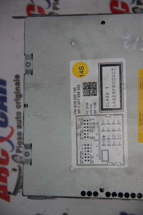 CD-Player RCD 510 VW Passat B6 2005-2010 3C8035195