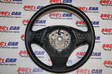 Volan din piele cu comenzi BMW Seria 5 E60/E61 2005-2010 3-375-E90-1