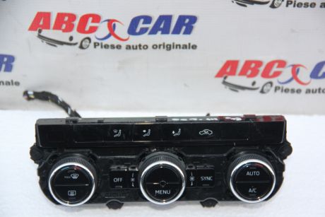 Panou climatronic Skoda Octavia 3 (5E3) facelift 2017-2019 5E0907044AP