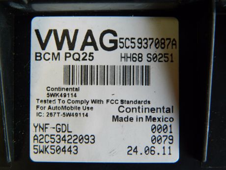 Bordnetz VW Beetle (5C1) 2011-2019 5C5937087A