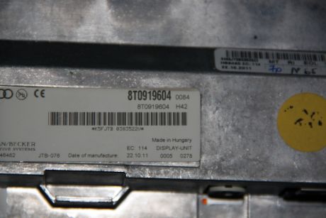 Display bord Audi A4 B8 8K 2008-2015 8T0919604