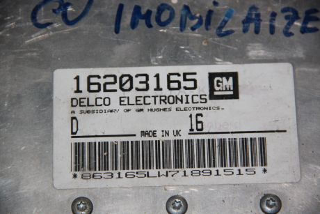Calculator motor Opel Vectra B 1995-2002 1.6 Benzina 16203165