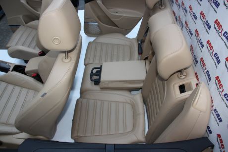 Interior piele crem full electric VW Passat B6 variant 2005-2010