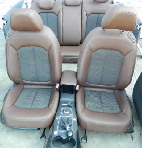 Interior complet material textil cu piele Audi A3 8V coupe 2012-2020