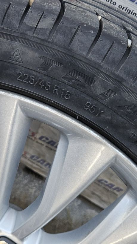 Set jante aliaj R18 Fiat 500X 2014-2018 735625315, ET40