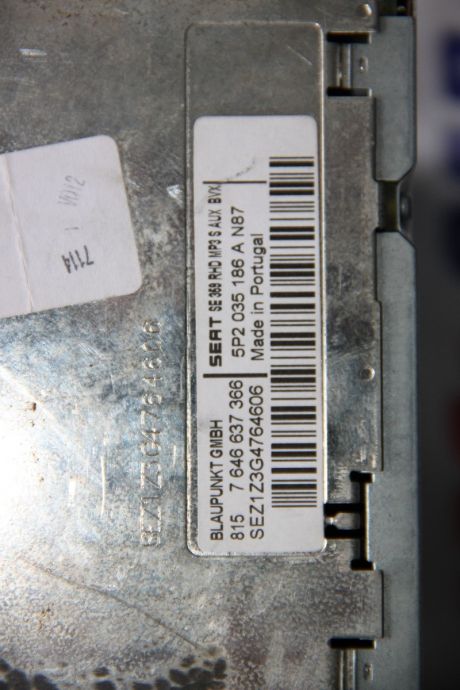 CD Player Seat Toledo 3 (5P2) 2005-2009 5P2035186A