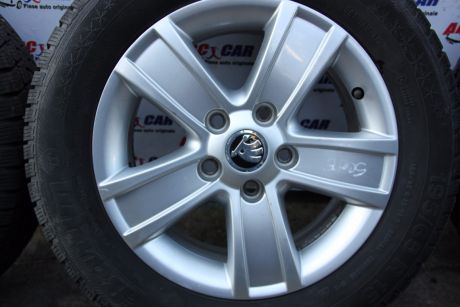 Set jante aliaj R15 Skoda Octavia 2 (1Z3) 2004-2013 1Z0601025S