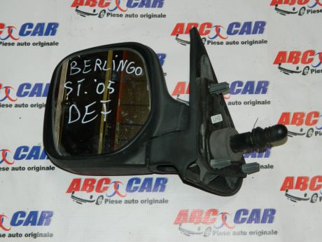 Oglinda manuala stanga Citroen Berlingo 1 1997-2007