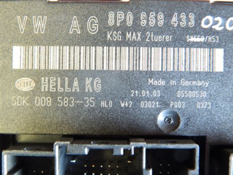 Calculator confort Audi A3 8P 2005-2012 8P0959433