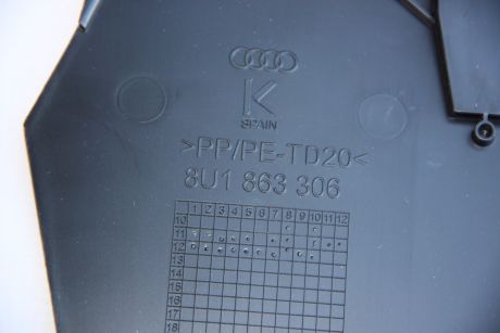 Ornament dreapta tunel central Audi Q3 8U 2011-2018 8U1863306