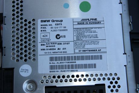 Radio CD BMW Seria 3 E90/E91 2005-2012 65.12-9177199