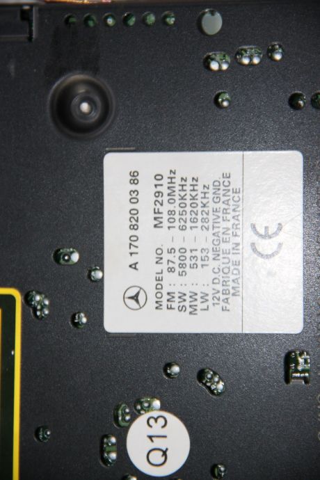 Radio CD Mercedes E-Class W210 1996-2003 A1708200386