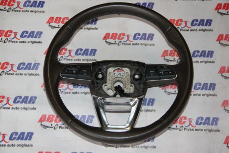 Volan din piele cu comenzi si padele Audi Q7 4M 2016-prezent 4M0419091B