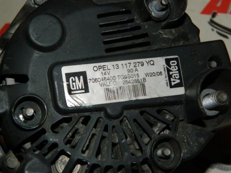 Alternator Opel Corsa C 1.3 CDTI 2000-2006 14V 90Amp 13117279YQ
