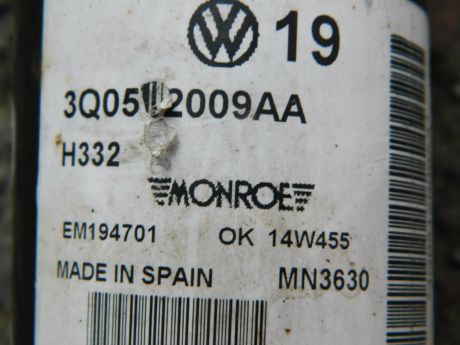 Telescop cu senzor stanga spate VW Passat B8 Limuzina 4Motion 2015-2023 2.0 TDI 3Q0512009AA