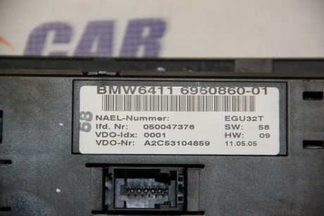 Panou comanda AC BMW Seria 3 E90/E91 2005-2012 6411 6960860-01