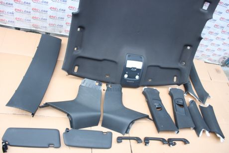 Kit tapiterie plafon si ornamente interior negre Audi A4 B8 8K avant 2008-2015