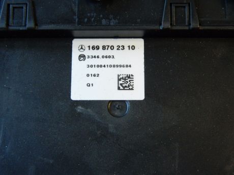 Rama consola clima Mercedes A-Class W169 2004-2011 1698702310