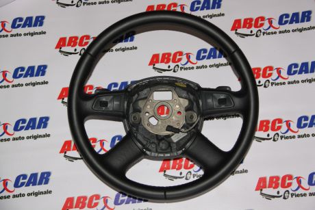 Volan piele cu padele si comenzi Audi A8 D3 4E 2003-2009  4F0419091D