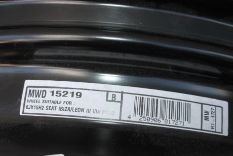 Janta tabla R15 Skoda Rapid (NH3)  ET38, 5x100 2012-2019