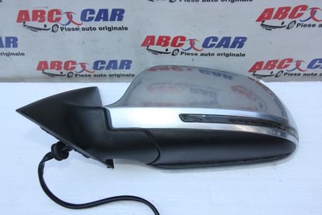 Oglinda stanga cromata Audi A4 B8 8K 2008-2012