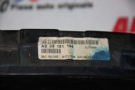 Ceas bord Opel Astra G 1999-2005 1.6 16V AD09181194