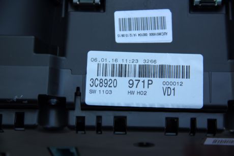 Ceas bord VW Passat CC 2008-2016 (ENG) 2.0 TSI 3C8920971P