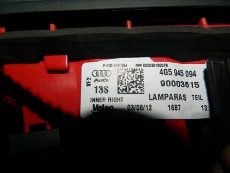 Stop dreapta capota Audi A6 4G C7 Limuzina 2011-2015 Cod: 4G5945094
