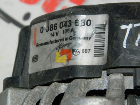 Alternator Opel Tigra A 1994-2000 1.4 Benzina 14v 100Amp 0986043680